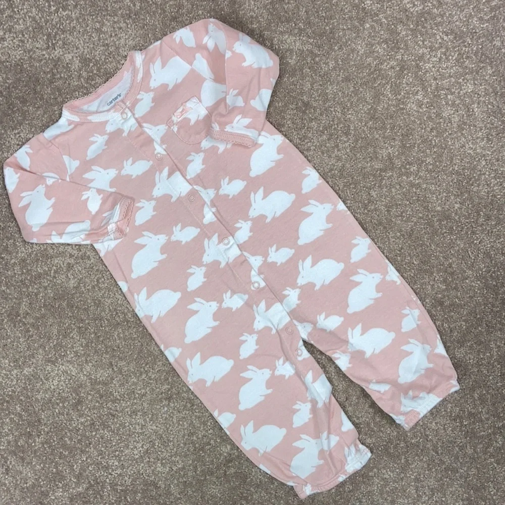 Carters 6m cotton footless bunny sleeper